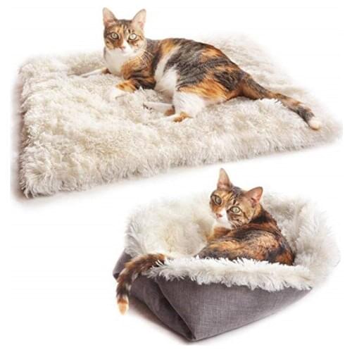Dropshipping Multifunctional Dual-use Pet Dog Mat Pad Sleeping Cats Pet Kennel Bed For Dog Pet Mat Velvet Cat Mattress Mat