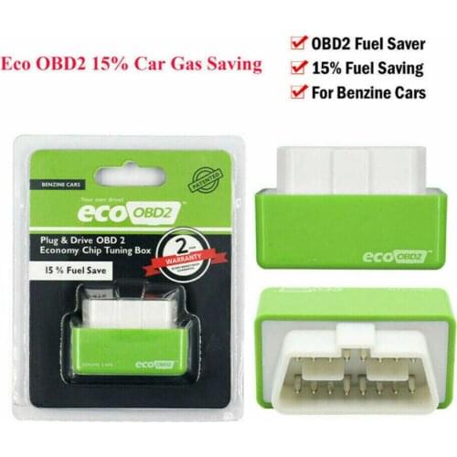 Eco OBD2 Plug Drive Performance Chip Power Fuel Gas Saver for Diesel/Benzine Car