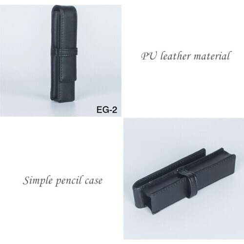 Leather Fountain Pen Case PU Single Pen Holder Pouch Sleeve Pen Bag Office Accessories