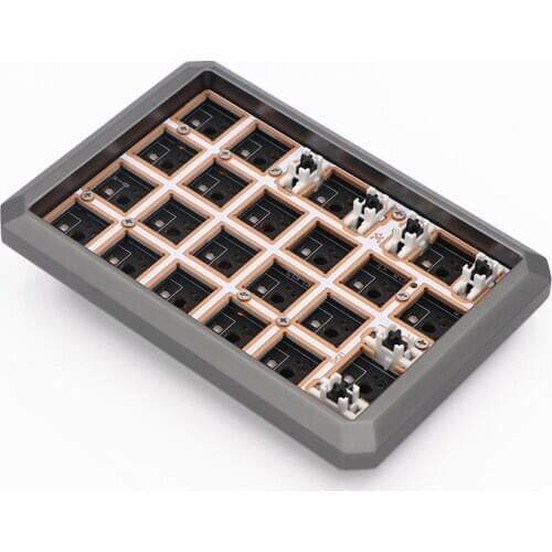 Keypro GK21S RGB 21KEYS HOT SWAP PCB Aluminum alloy shell Mechanical keyboard Numpad Double mode DIY KIT