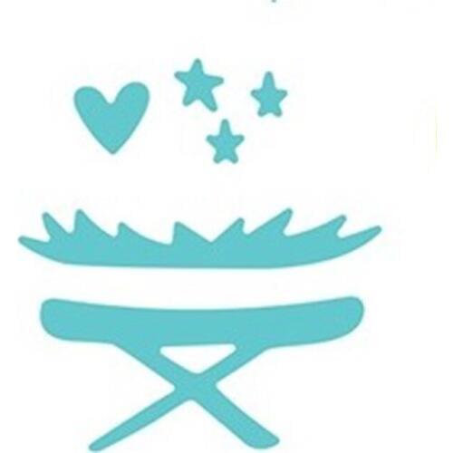 Metal Cutting Dies Cut Manger Heart Stars Diecuts DIY Scrapbooking Crafts Supplies Embossing Photo Paper Cards Making New 2018