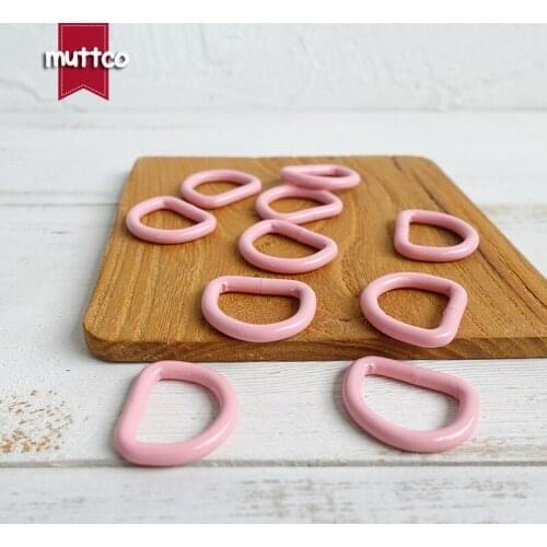 Metal Colourful D ring DIY for Dog Collar 2.0cm Connection alloy metal Buckles DIY Semi Ring Webbing Clasp Clip CDK-20P