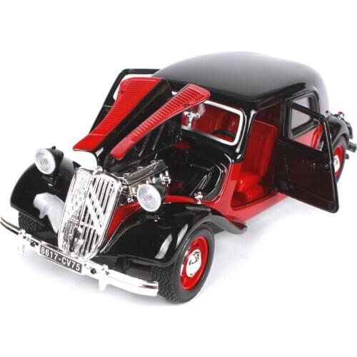 Simulation 1:24 scale 1938 Citroen 15 CV metal alloy model car,collection&gift vintage classic car model ornaments,free shipping