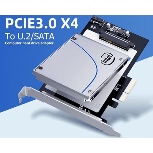 MAIWO 2.5 inch PCIE X4 to U.2/SATA Module Converter Board Hard Disk Module PCI-Express Adapter M.2 SSD to U.2