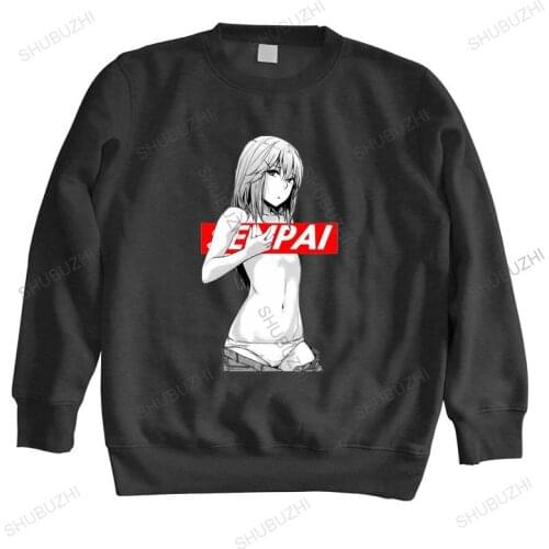 Men sweatshirt spring shubuzhi Men long sleeve sweatshirts Senpai Ahegao Anime hoodies mens shubuzhi hoodie warm hoody euro size