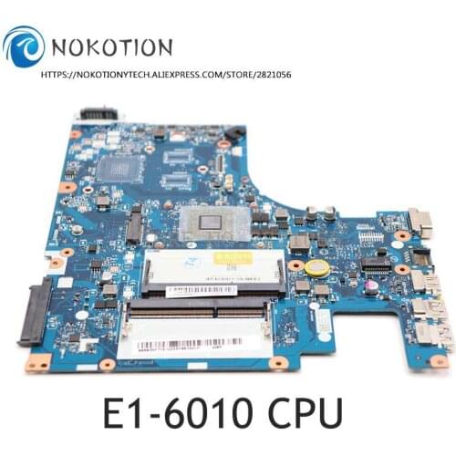 NOKOTION ACLU5/ACLU6 NM-A281 REV:1.0 Motherboard For Lenovo G50-45 Mainboard With E1-6010 CPU DDR3 100% tested
