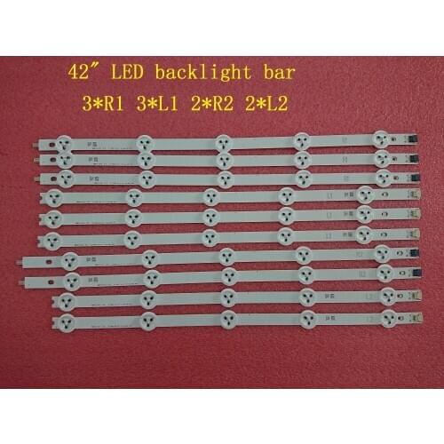 New Original)10 PCS LED backlight strip for LG 42LN5404 42LN613V 42LA620V 42LN575S 42LA6200 42LA6130 42LN578V 42LN575V 42LN540V