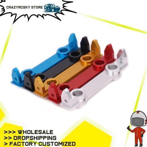 RCAWD 1PC Aluminum Front Bumper Mount For Rc Hobby Model Car 1/10 Axial Scx10 Crawler SCX0026 90022 90035 Hopup Parts