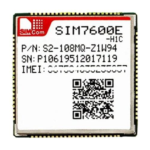 SIMCOM SIM7600E-H1C Multi Band LTE Module CAT4 4G LCC type B1 B3 B7 B8 B20 Low cost SIM7600EH1C