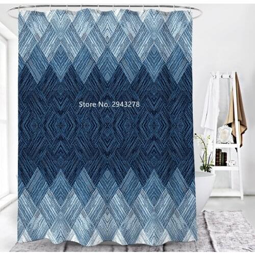 Branches Car Pattern Waterproof and Mildewproof Washable with Hook Shower Curtain Home Bathroom Decoration Color Printing