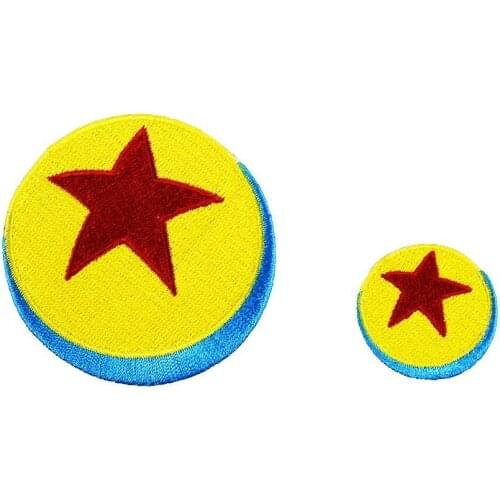 Star Embroidery Patch Circular Iron On Patches for clothing T-shirt Bag pants Applique Heavy Metal Rock Punk Badge The Exploited
