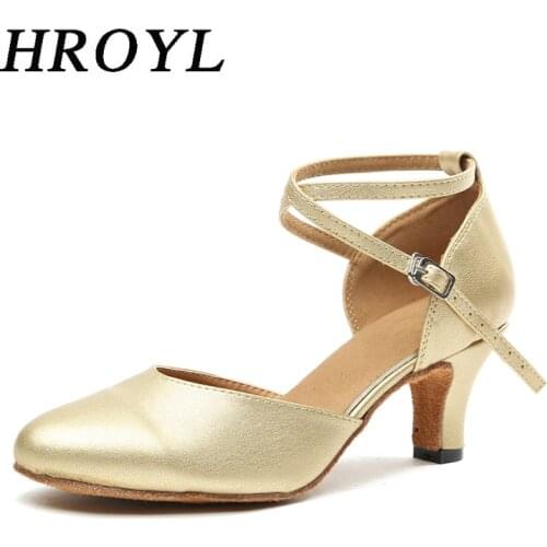 Lady Ballroom Dancing Shoe Closed Toe Latin Dance Shoes Women Sandal Salsa Tango Summer Girls Shoes Dancing Heels