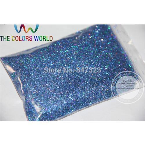0.4MM Laser Dark Blue Color holographic Glitter dust nail tools or other art Decoration sequins