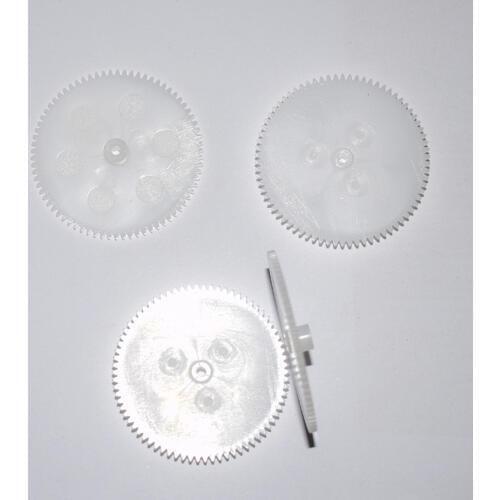 10/100pcs 74 teeth/2mm hole/0.5M plastic single-gear/rc car robot ship DIY Toy Accessories/Technology production parts 742A