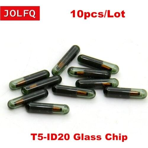 10pcs/lot Free shipping id t5 Transponder Chip T5 (ID20) Glass for Car Key , ID:20 t5 cloneable keys transponder chip