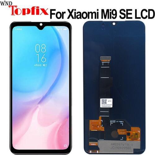 100% Tested For Xiaomi Mi 9 SE LCD Display Touch Screen Digitizer Assembly For MI 9SE Display Replacement FREE SHIPPING