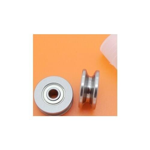 2pcs 4mm V1804-2RS V1804 V groove deep groove ball bearing 4*18*7/8mm