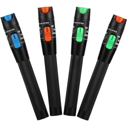 30MW FTTH Fiber Optic Tester Pen Type Red Laser Optical Fiber Light 10KM Visual Fault Locator Optical Cable Tester 5-30MW Range