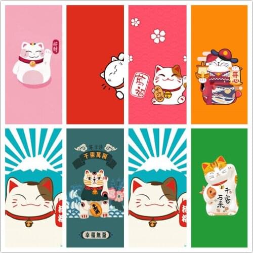 5D Diy Lucky Cat Diamond Painting Cross Stitch Kit Diamond Mosaic Embroidery Landscape Animal 3D Painting Round Diamond Gift