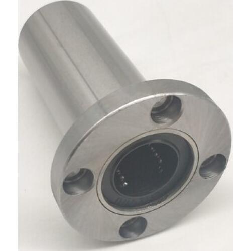6pcs LMF10LUU 10mm round flange linear ball bearing bushing for 10 mm linear guide rail rod round shaft cnc part