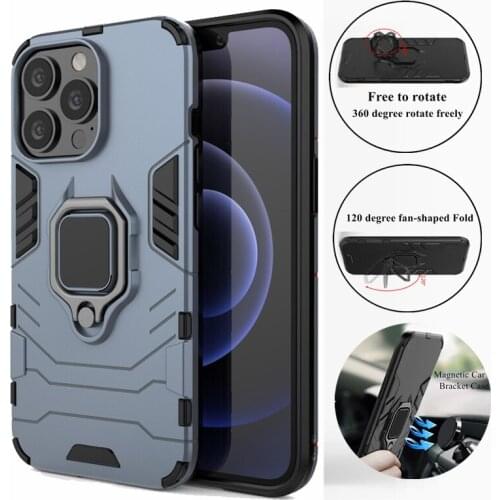 For iPhone 13 Pro Case For iPhone 13 Pro Cover Cases Shockproof Silicone Armor PC TPU Hard Back Phone Bumper For iPhone 13 Pro