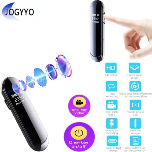 1080P Digital Clock Wide Angle HD Camera Mini DVR Video Recorder Outdoor Sports Mini Camera Convenient for Hanging Out