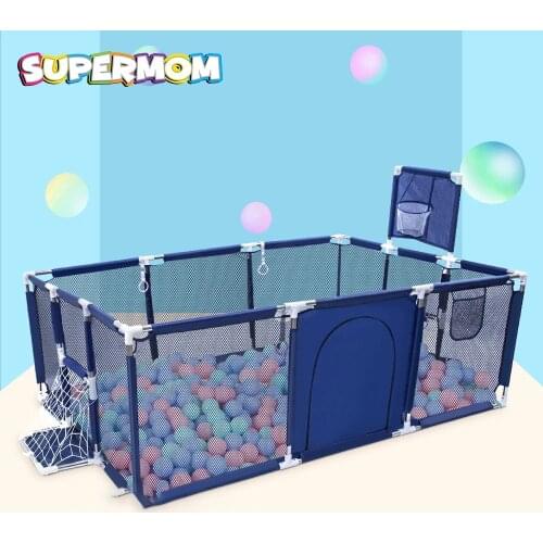 Baby Playpen For Children Furniture Kids Playground 0-6 Years Childrens Pool Foldable Kids Basketball Football Dry Ball Park