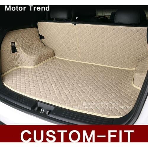 Custom fit car trunk mat for Accord Corolla Altima CRV Civic Fusion Escape Focus Explorer 3D car styling cargo liner