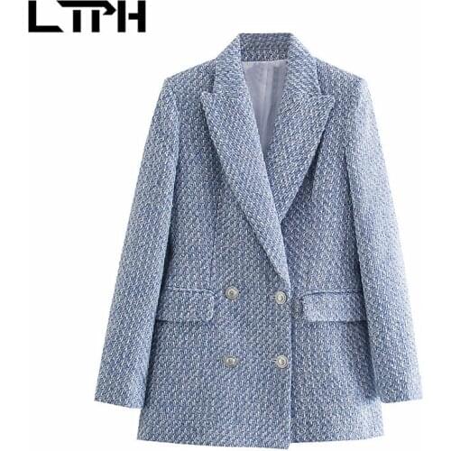Женские твидовые пиджаки LTPH China At AliExpress