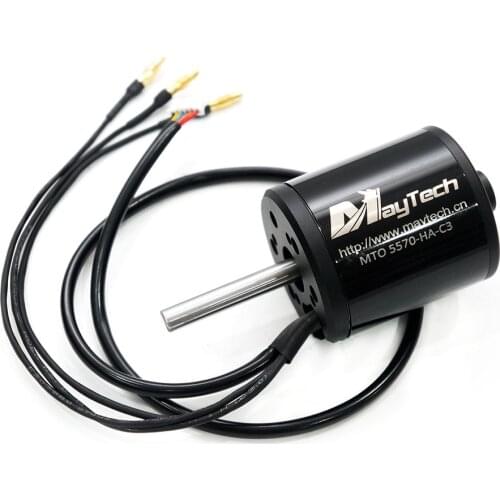 Maytech 5570 190KV Sealed Cover Brushless Outrunner Sensored Motor for Fighting Robots Skateboard