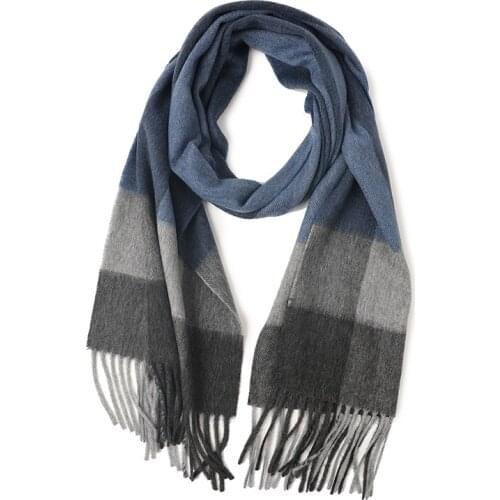 New British cashmere scarf men women with the same paragraph autumn and winter couples scarf warm long lattice scarf
