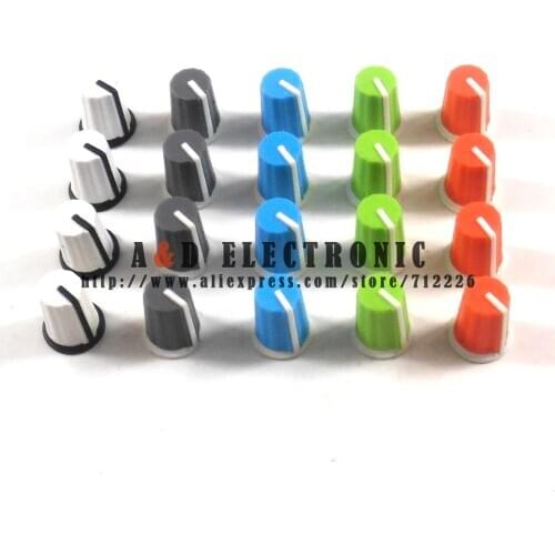 20Pcs EQ Rotary Knob Professional DJ Potentiometer Equipment Replacement Knobs Parts For Pioneer DJM800 900 NVS 2000 BXS 5C