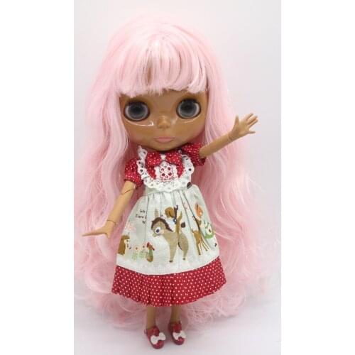 Joint body Nude Doll pink hair Factory doll Suitable For DIY Toy For Girls 20181022