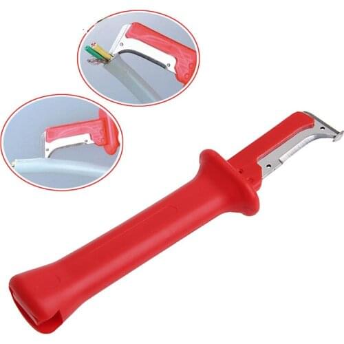 German Type Electrical Insulation Cable Stripping Pliers Stripping Hand Tool Decrustation Pliers Cable Stripper Knife PVC Handle