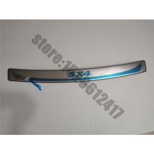 Car styling For 2007-2018 Suzuki SX4 Hatchback car accessories High quality stainless steel Rear bumper Protector Sill