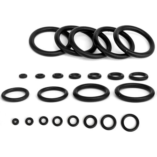 2Pcs Black NBR Rubber O Ring ID 16-200mm O Rings Gaskets 7mm Wire Diameter O-Ring Oil Seals Washer