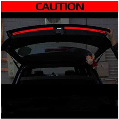 2 x Car Decoration The Trunk Of The Car Sticker And Decal Reflective Safety Warning Sticker For Volkswagen Golf 6 7 New Polo