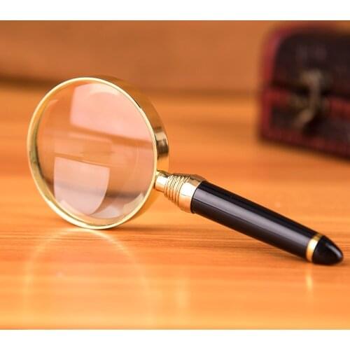 20X Portable Handheld Magnifying Glass magnifier loupe Glass Lens for Jewelry Newspaper Book Reading tools