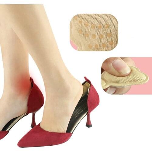 4D Women Insoles For Shoes High Heels Adjust Size Adhesive Heel Liner Grips Protector Sticker Pain Relief Foot Care Inserts Pad