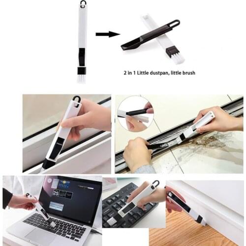 8Pcs/Set Useful Professional Tile Joint Brush Set Lightweight Slot Cleaning Brush Ergonomic Design for Kitchen