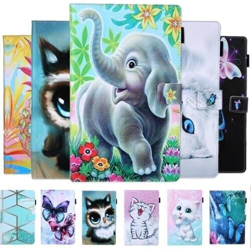 Case for Samsung Galaxy Tab A7 10.4 SM-T500/T505 Tablet Cartoon Cats Owl Stand Cover for Samsung Galaxy Tab A7 10.4 2020 Case