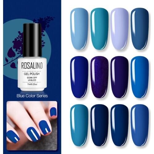 Gel Nail Polish Blue Colours High-gloss Wear Nail Beauty Glossy Nail Polish For Daily Life