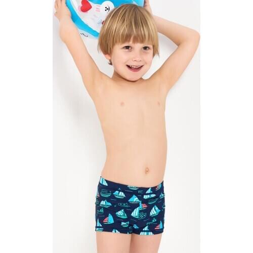 Julysand Swimwear Childrens Swimming Trunks Boys Beach Short Cartoon Printed Boys High-end Trunks