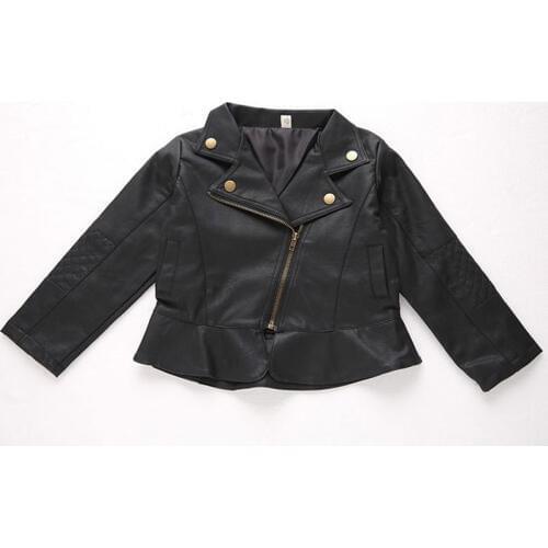 PU Leather Jackets for Newborn Baby Girl Boy Clothing Fashion Childrens Girl Clothes Coats Infant baby Boy Cloth Outerwear
