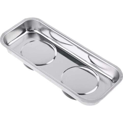 Square Magnetic Tray Sucker Stainless Steel Strong Permanent Magnet Bowl K1KA