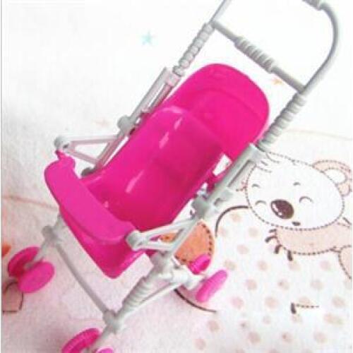 New kawaii Mini Doll Furniture For Girls Children Toys Doll Accessories Plastic Doll Cart Kids Gifts For Barbie high quality