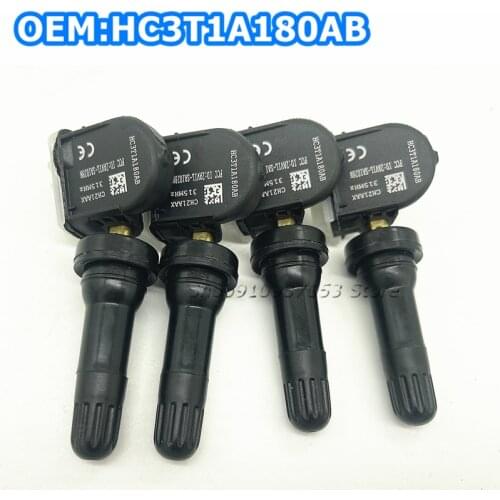 New 4 Pcs Tire Pressure Monitor Sensor TPMS For Ford F-250 F-350 F-450 SD Fusion Lincoln MKZ 2017 2018 HC3Z1A189A HC3T-1A180-AB