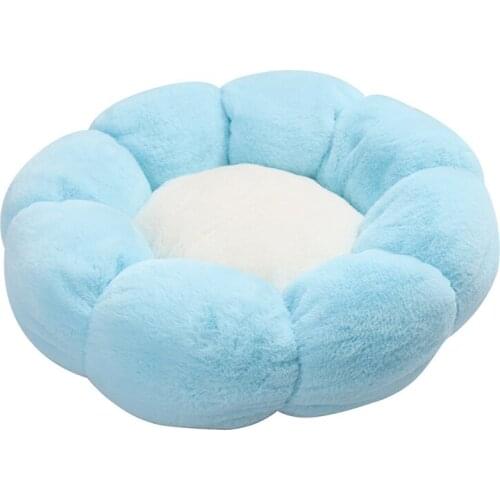 New Four Seasons Pet Kennel Creative Dog Kennel Round Flower Cat Kennel Golden Teddy Dog Kennel