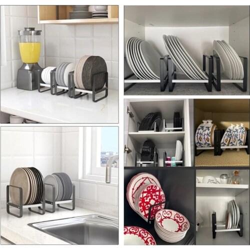 Kitchen Organizer Cabinet Plates Dishes Drying Rack Holder Drainer Goods For the Kitechen Storage And Order Accessories