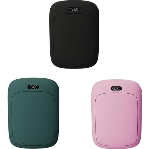 Rechargeable Hand Warmers, Portable USB Electric Hand Warmer Reusable Pocket Warmer Power Bank for Outdoor Sports, Winter Gift a